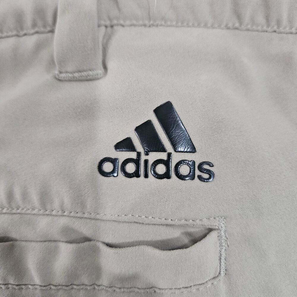 Adidas Men's 32x32‎ Ultimate365 Beige Tan Khaki Athletic Performance Golf Pants - Picture 6 of 7